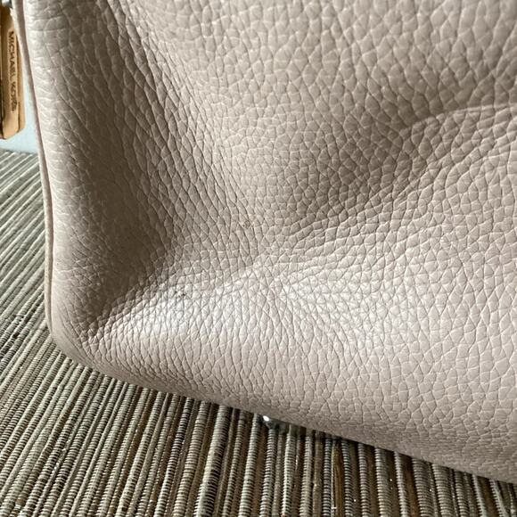 Michael Kors Pink Pebbled Leather Small Travel Backpack Bag - Picture 4 of 9